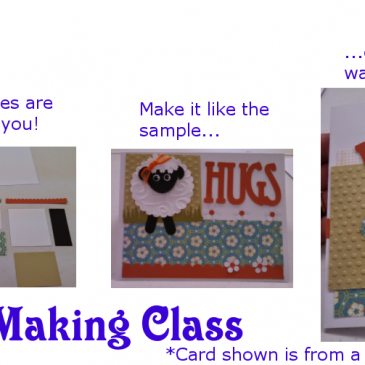 Card Making Class for October