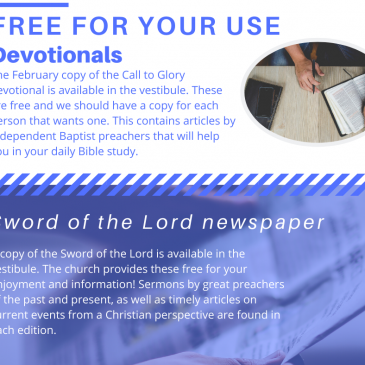 Devotionals & Newspaper