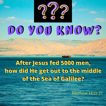 Bible Question of the Week