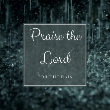 Praise the Lord for the Rain!